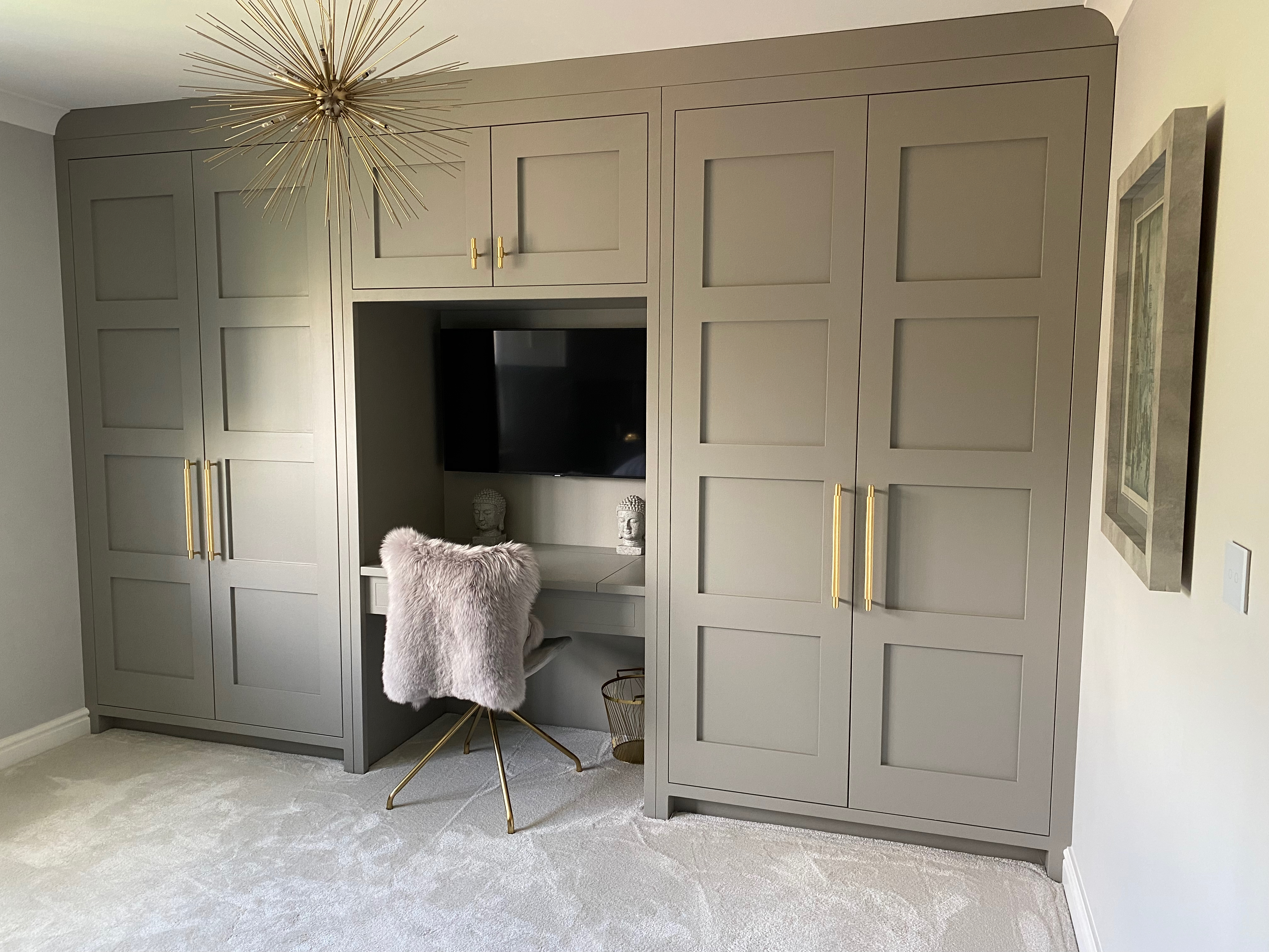 Fitted bedroom and dressing room joinery