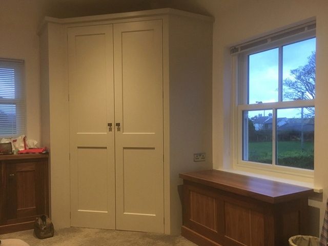 Classic bedroom with bespoke cabinetry