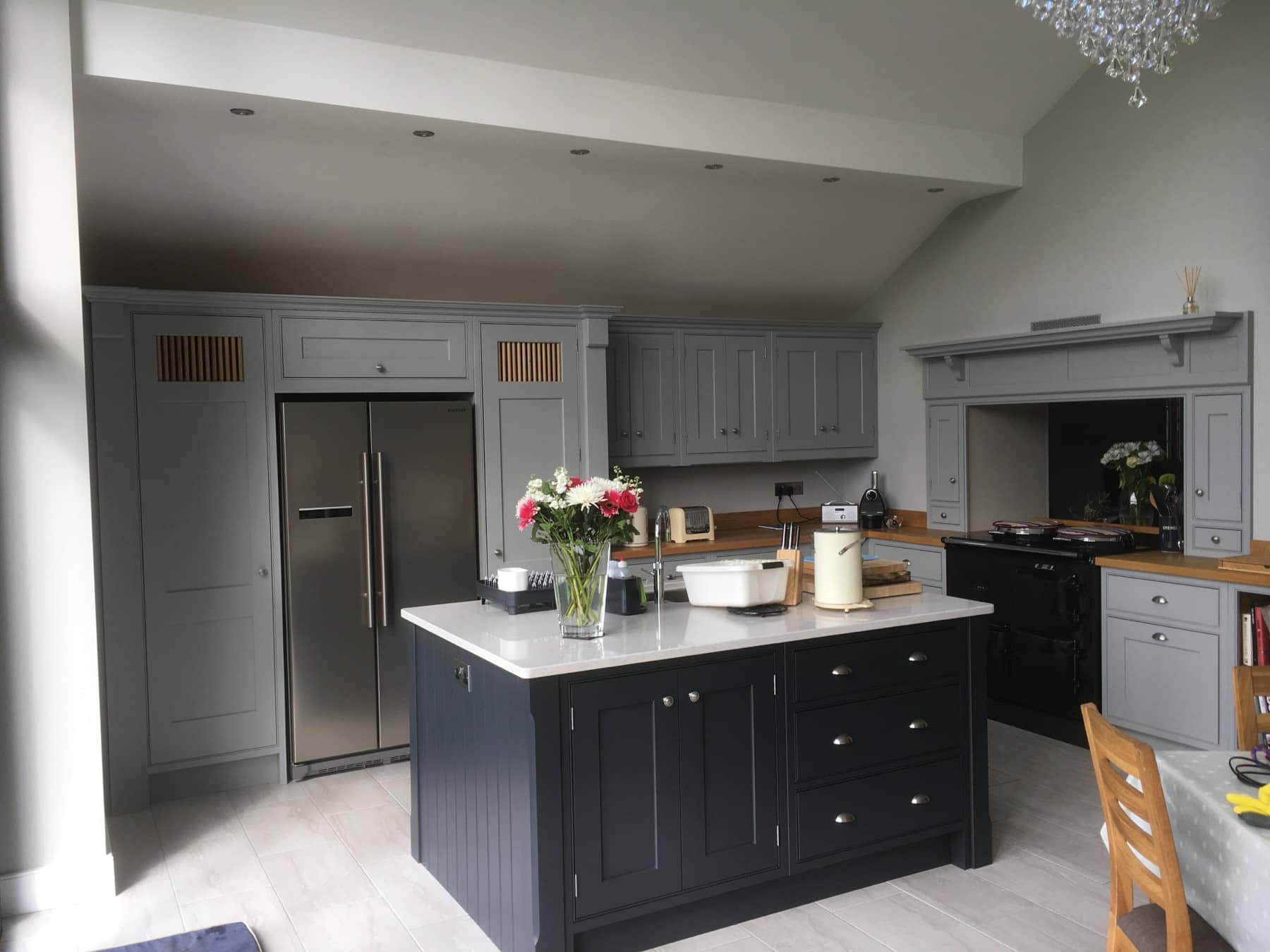 Kitchen with smart storage