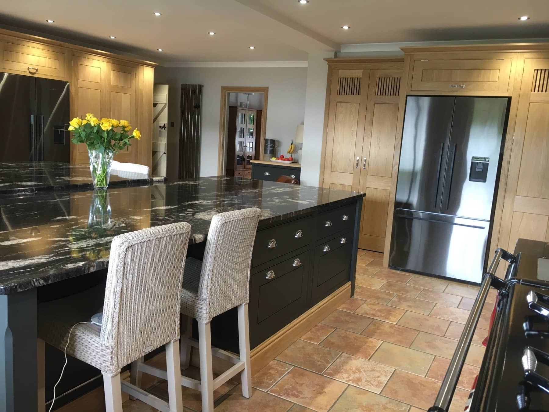 Open-plan kitchen