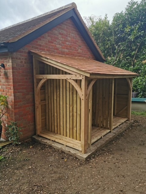Handcrafted timber log store in Carlisle, Cumbria