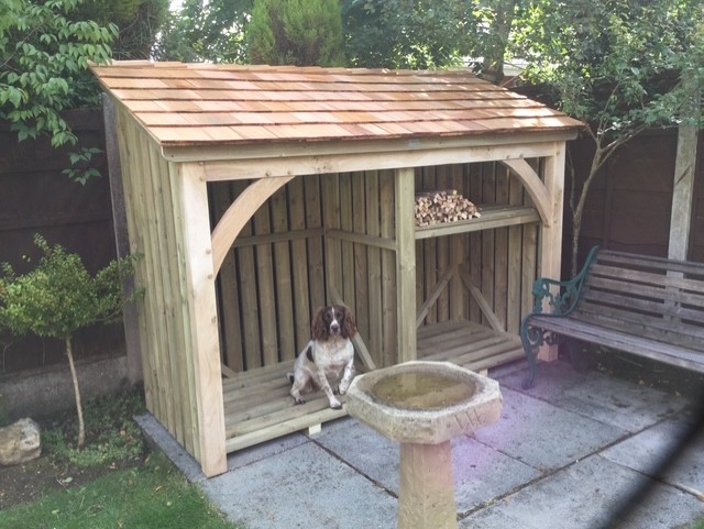 Handcrafted timber log store in Carlisle, Cumbria