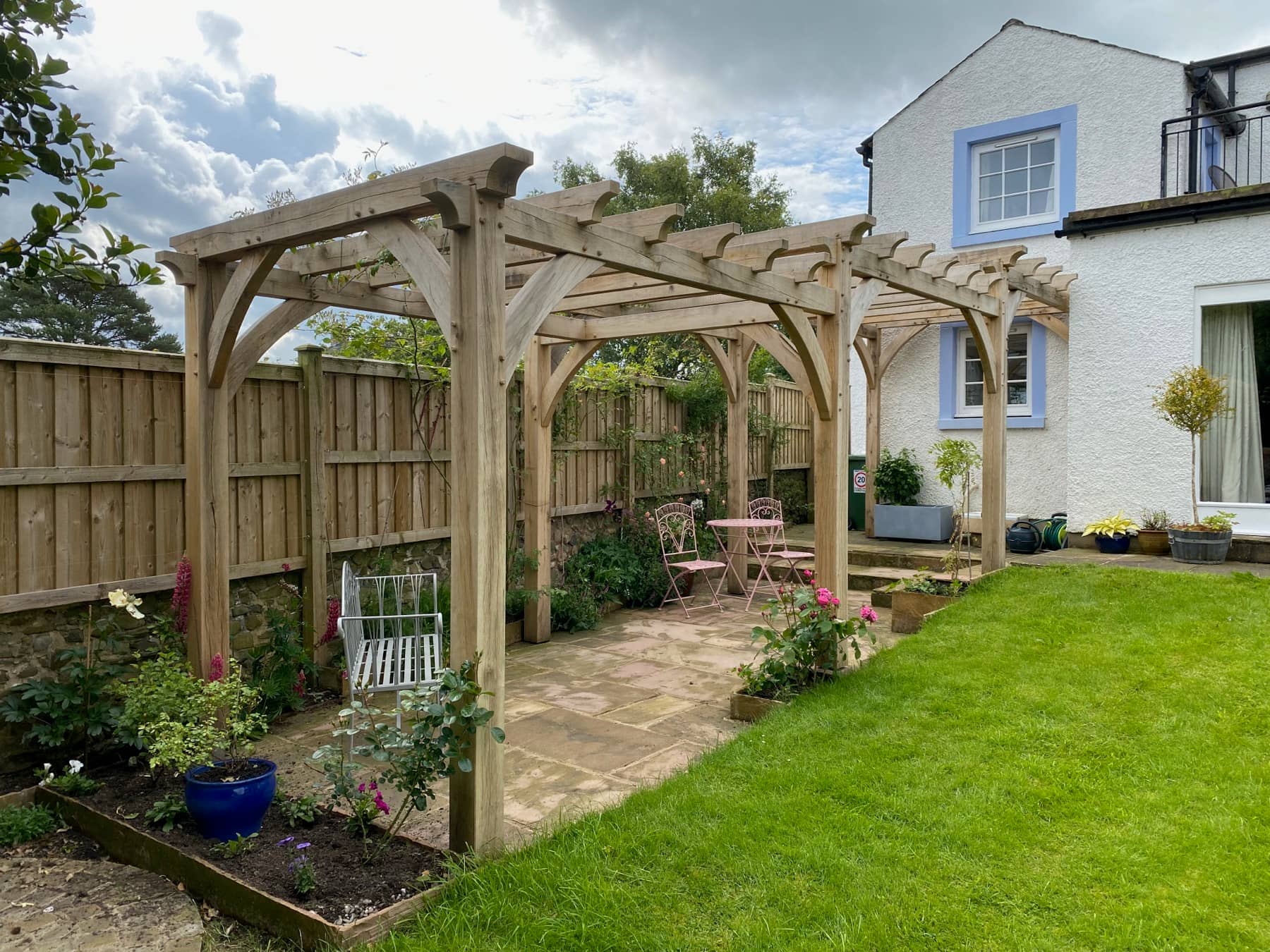 Timber pergola or arbour by Woodstyle Joinery