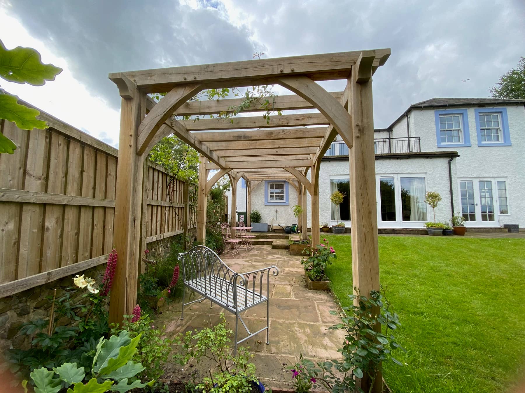 Timber pergola or arbour by Woodstyle Joinery