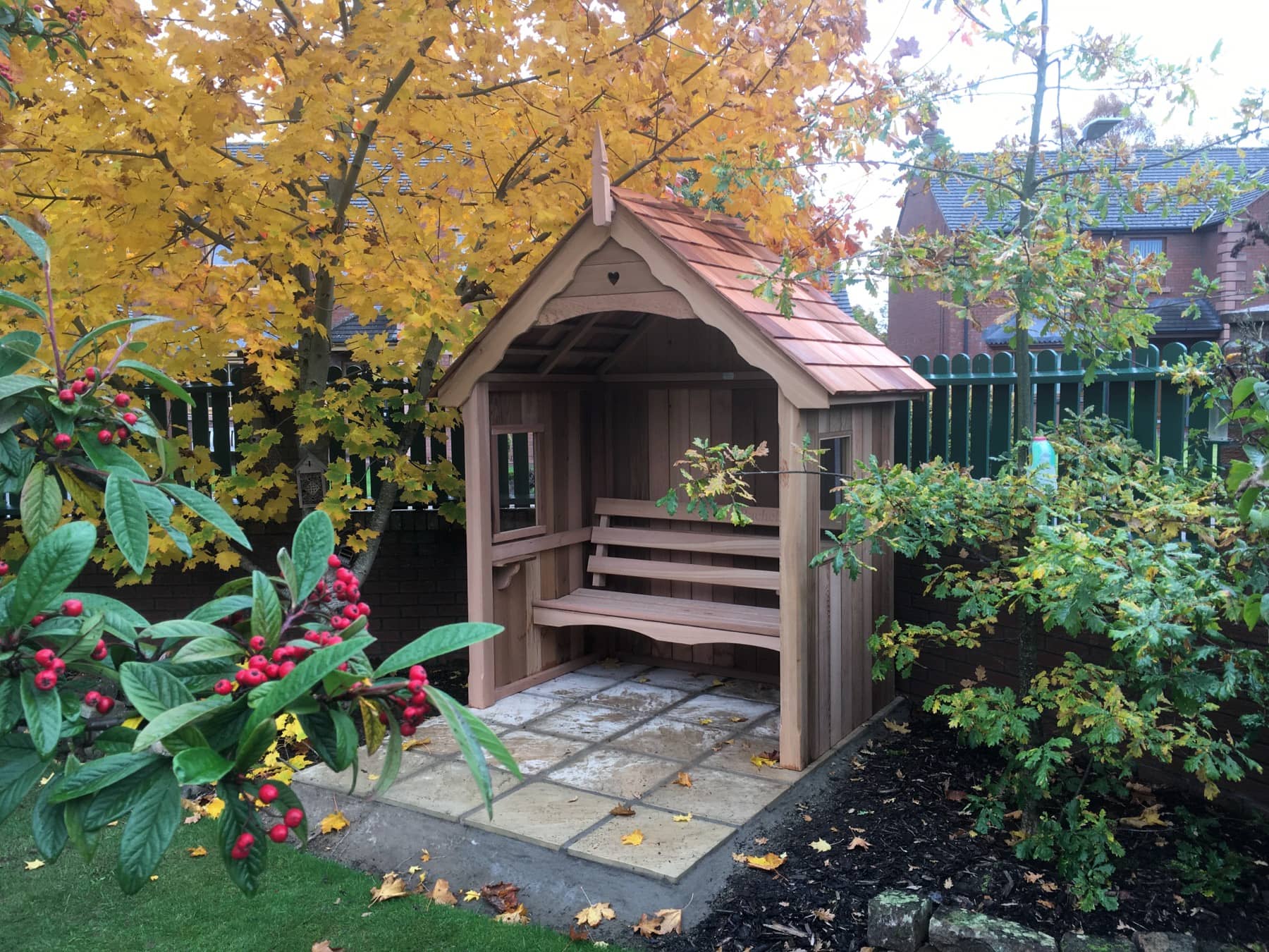 Timber pergola or arbour by Woodstyle Joinery
