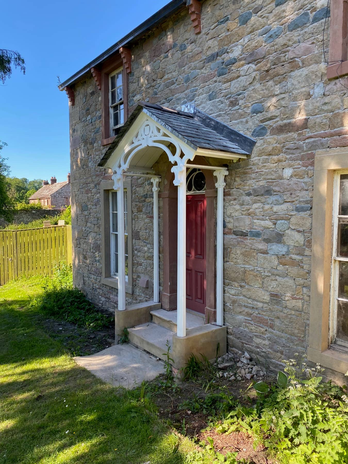 Handcrafted timber porch in Carlisle, Cumbria