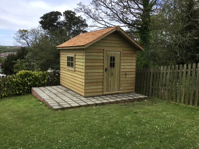 Handcrafted timber garden shed in Carlisle, Cumbria