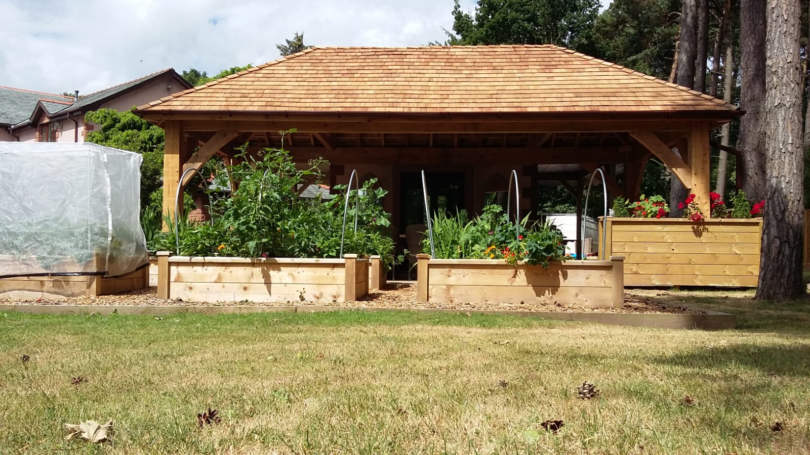 Handcrafted timber summerhouse in Carlisle, Cumbria