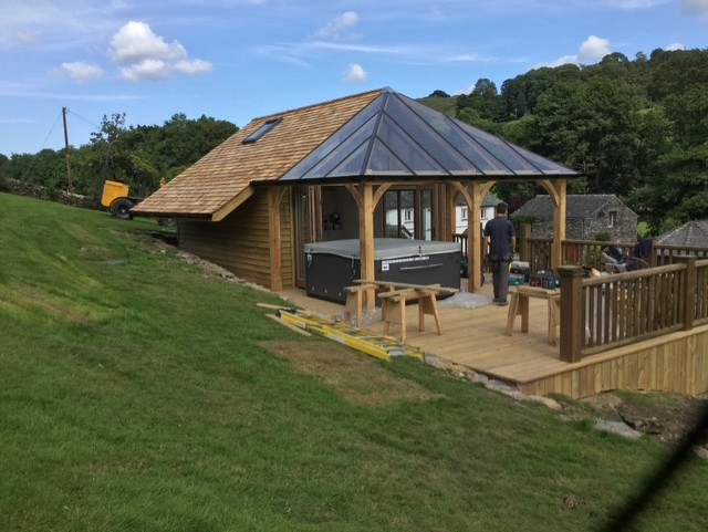Handcrafted timber summerhouse in Carlisle, Cumbria
