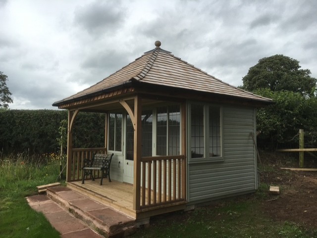 Handcrafted timber summerhouse in Carlisle, Cumbria