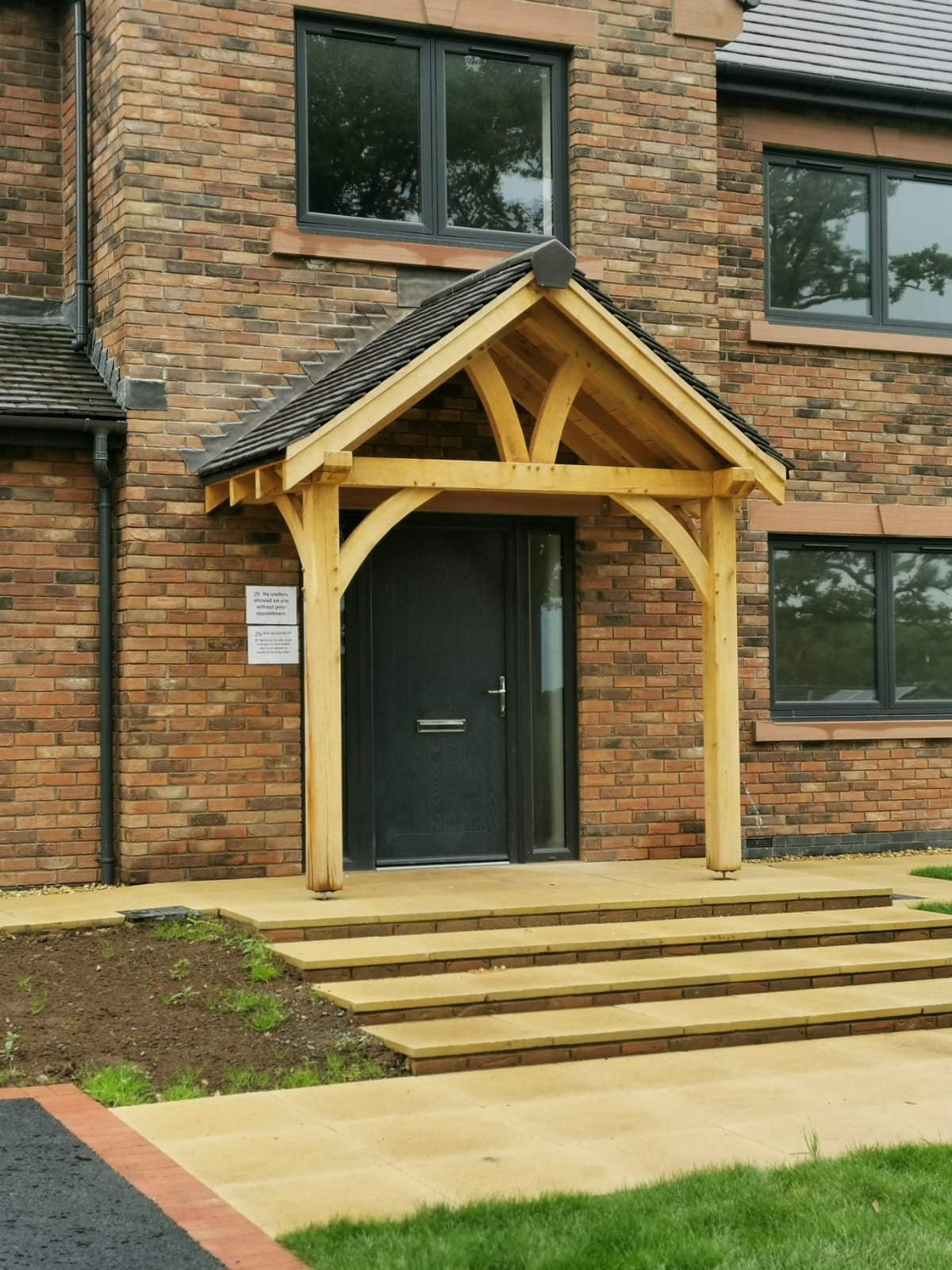 Handcrafted timber veranda in Carlisle, Cumbria